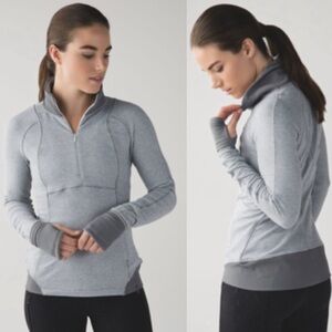LULULEMON Runderful 1/2 Zip Rulu Long Sleeve Pullover Size: 8